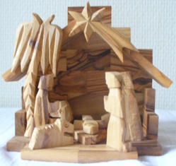 Kerststal met familie (11,5 cm)