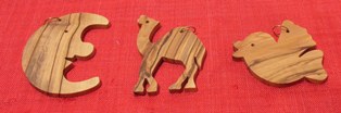 Kinderhangertjes: maan, duif, kameel, s/3