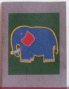 Olifant, grijze rand
