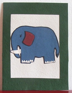 Olifant, groene rand