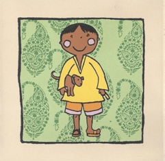 Jongetje met hondje