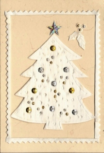 Witte kerstboom