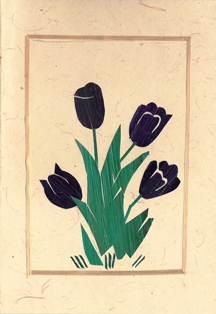 Blauwe tulpen