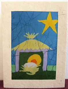 Kerststalletje met ster