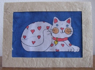 Poes met hartjes