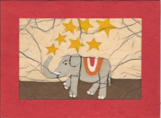 Olifant met sterren