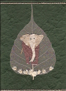 Olifant op blad