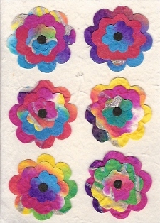Zes bloemen