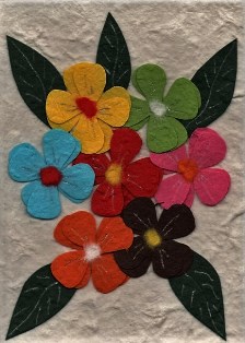 Vrolijke bos bloemen