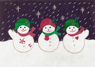 Drie sneeuwmannen