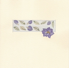 Blauw lint, crème