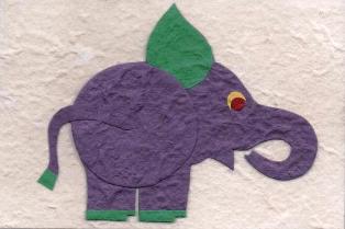 Paarse olifant