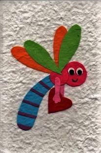 Verliefde dragonfly